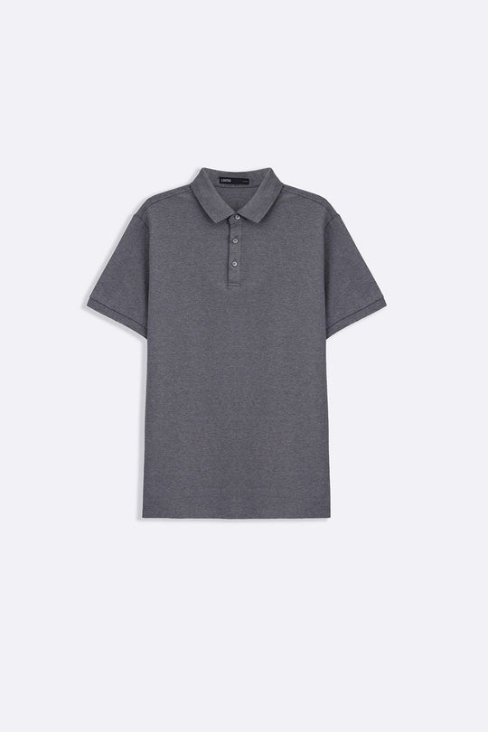 HEATHER GREY PERFORMANCE CORE POLO