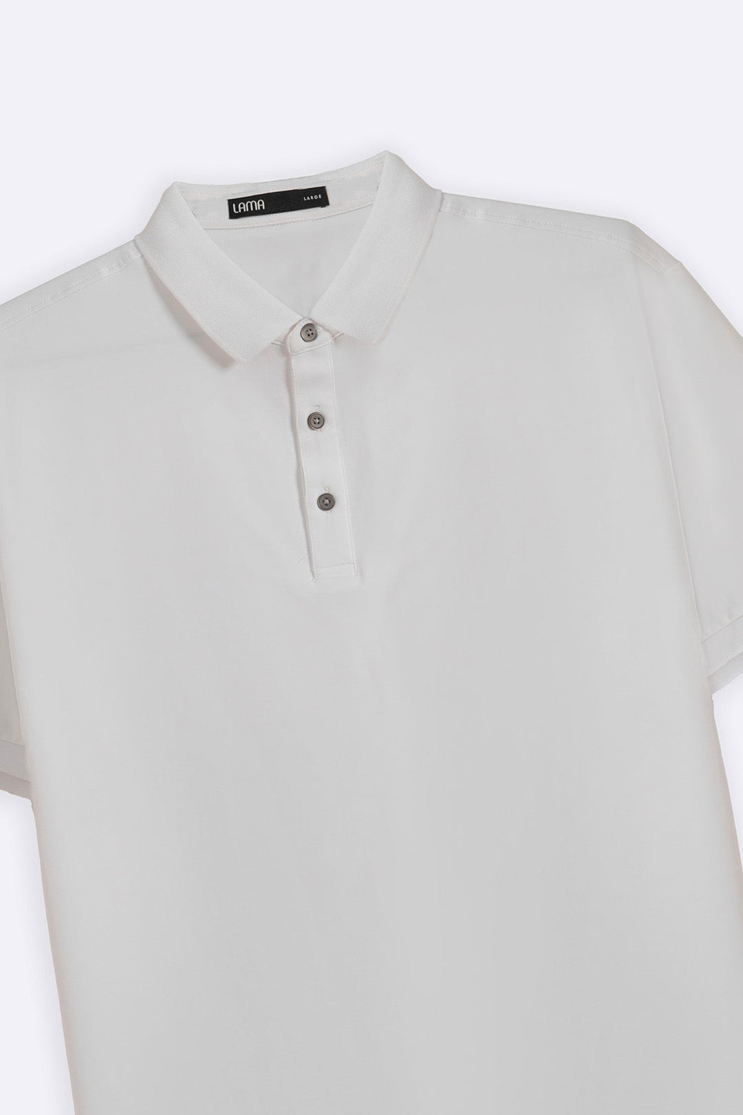 WHITE PERFORMANCE POLO