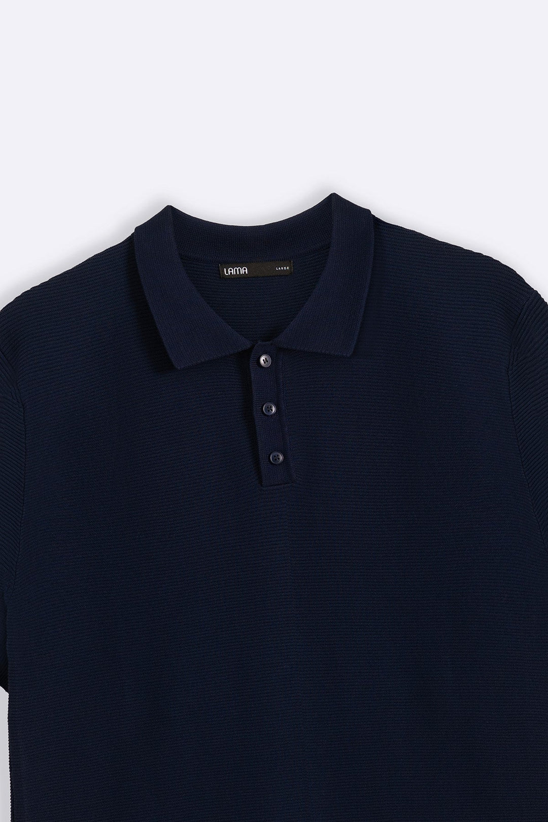 NAVY TEXTURED POLO