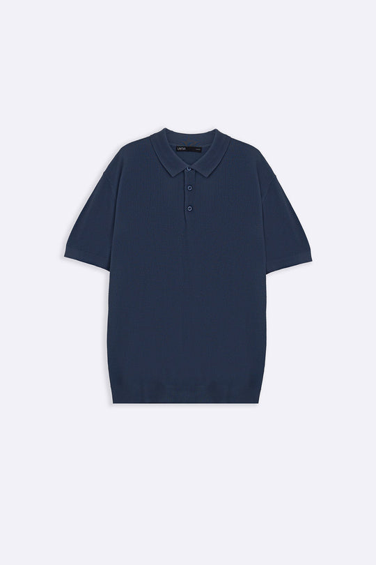 HAZE BLUE EVERYDAY KNIT POLO