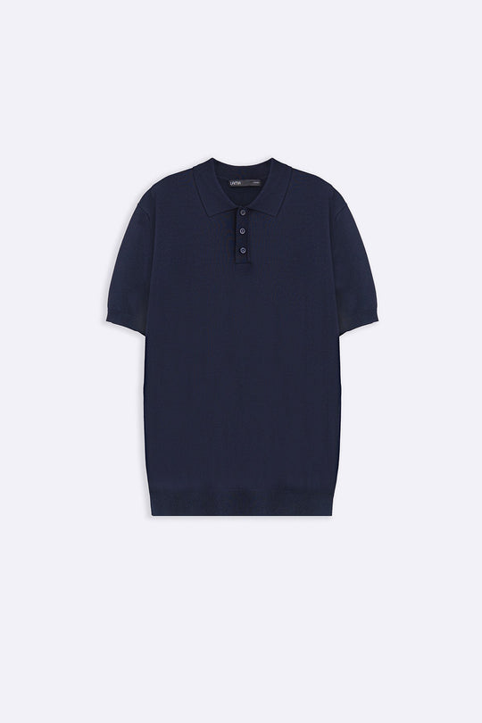 NAVY CASUAL STRIPED TEE