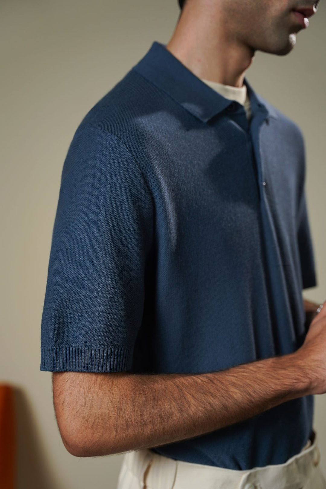 BLUE ESSENTIAL POLO