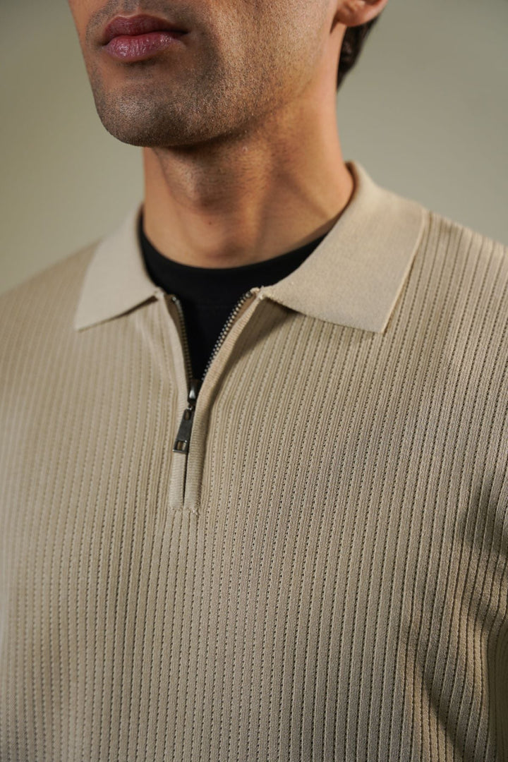SAND SOFT WEAVE POLO