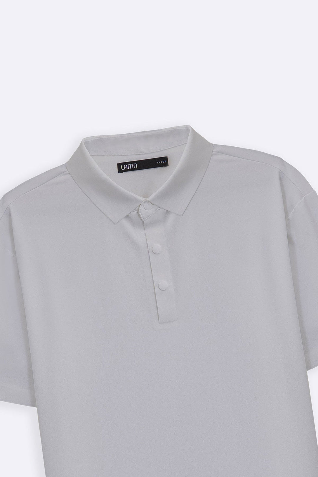 WHITE SEAMLESS POLO