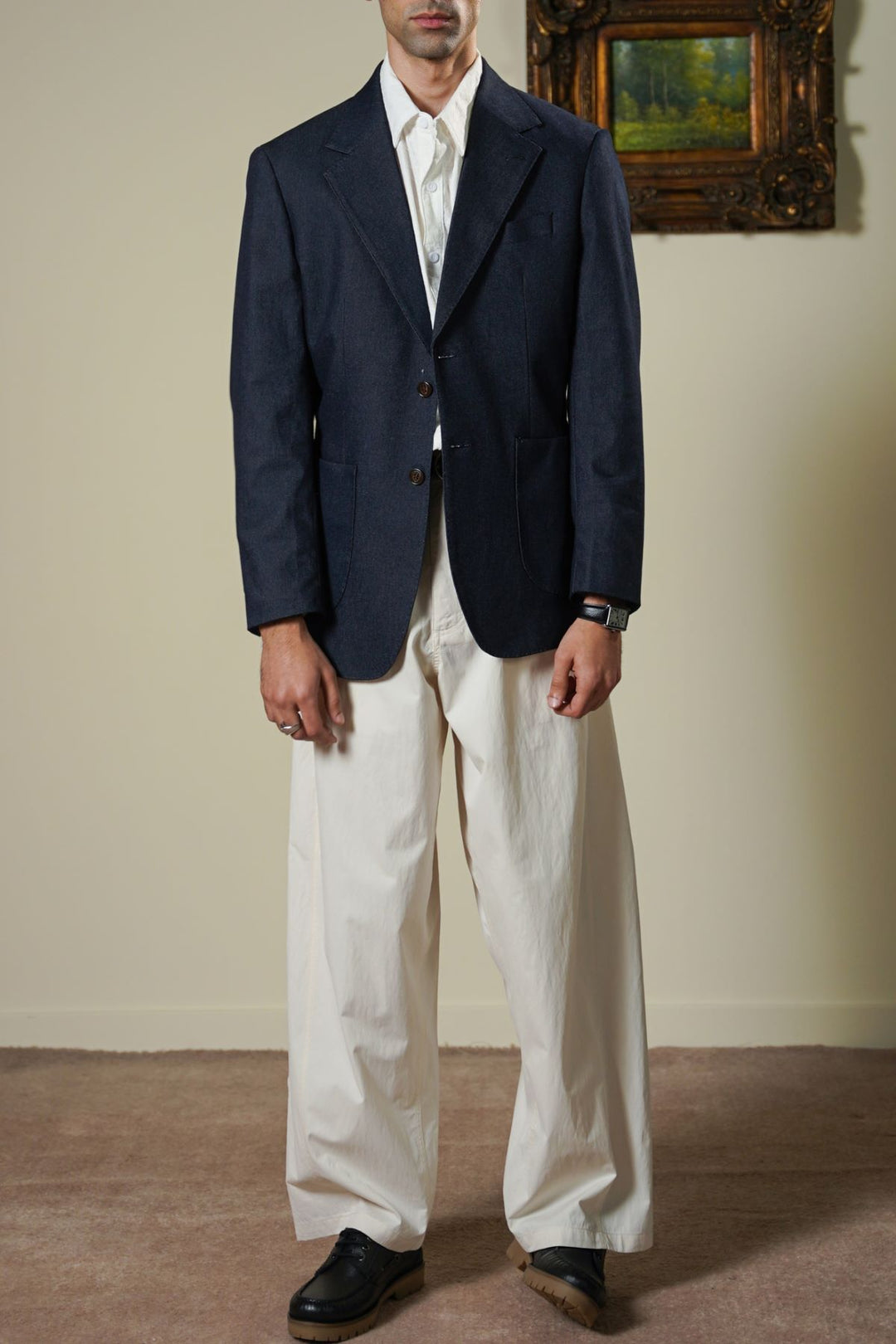 DENIM BLAZER