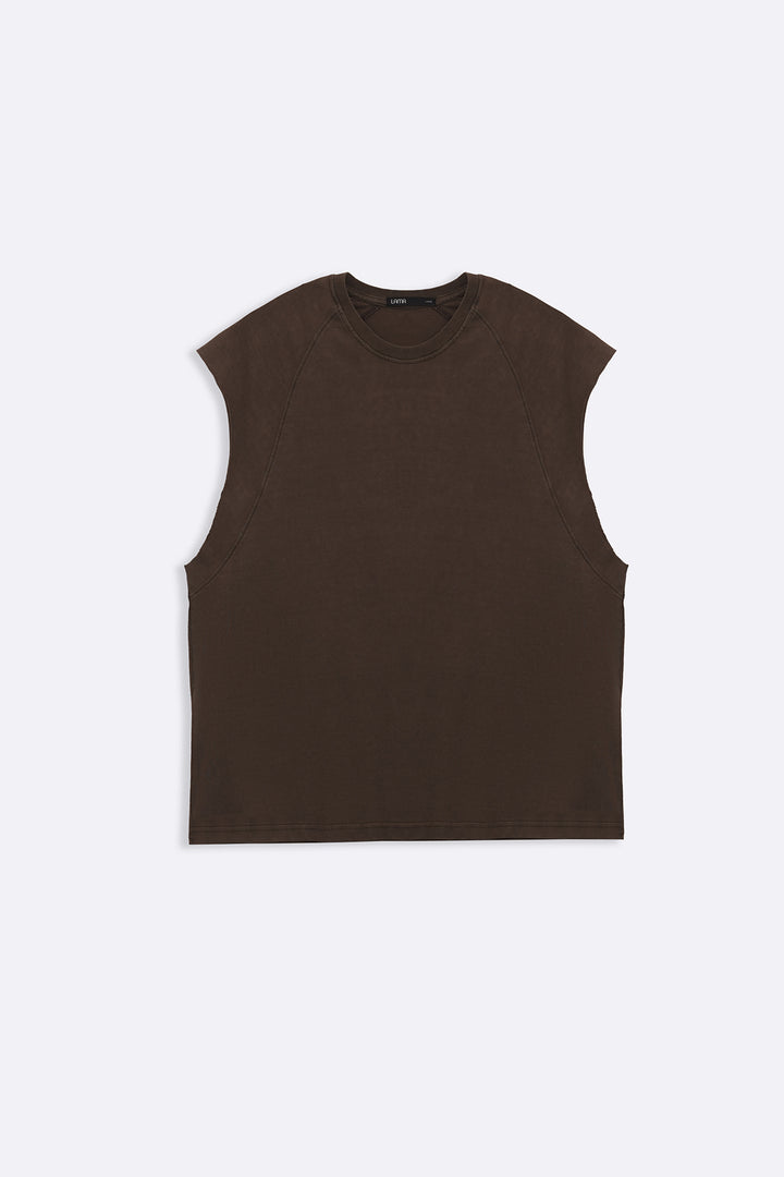 BROWN STREET STYLE TANK TOP