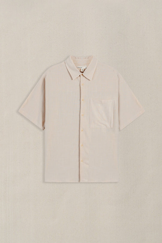 BEIGE ARTISAN WEAVE SHIRT