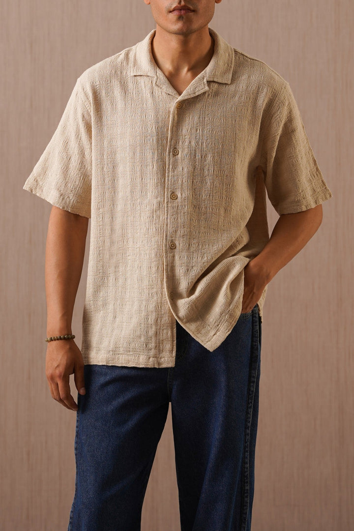 OFF WHITE DUNE TEXTURED SAFARI