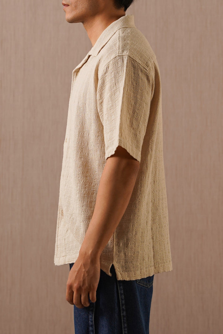 OFF WHITE DUNE TEXTURED SAFARI