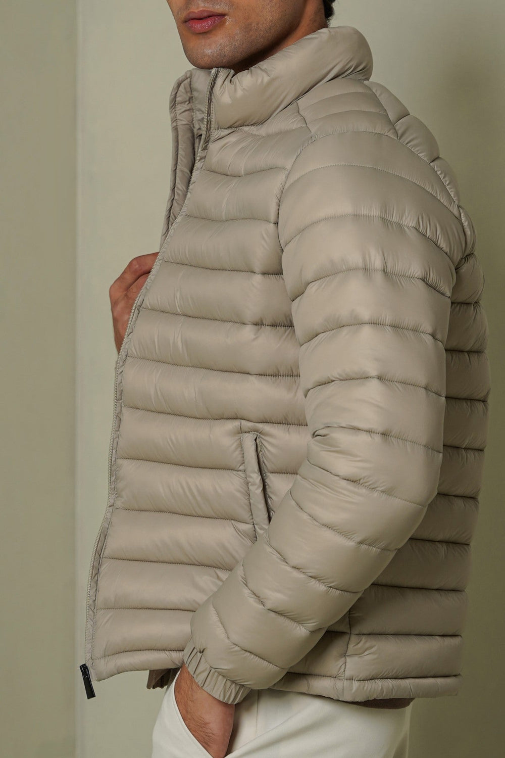 BEIGE REGULAR PUFFER