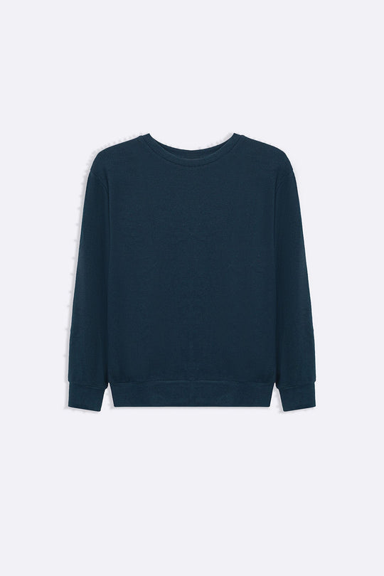 GREEN BASIC SWEATSHIRTS