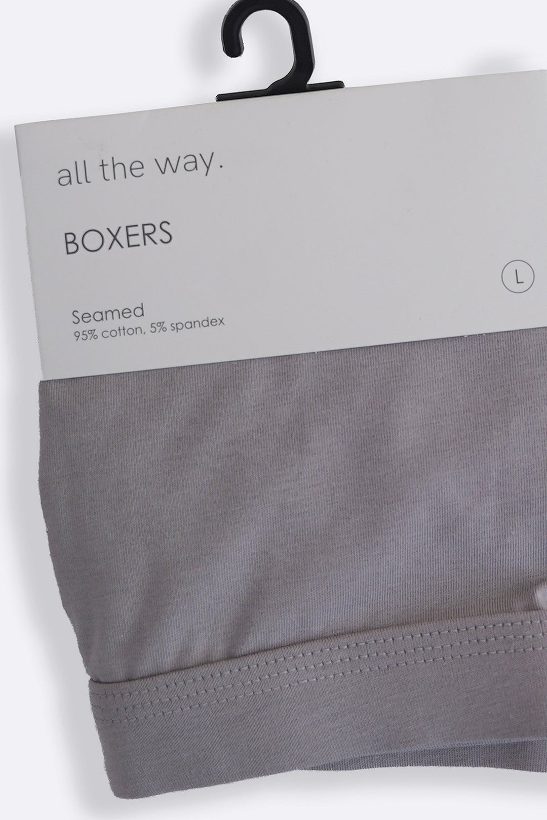 GREY SEAMLESS BOXERS
