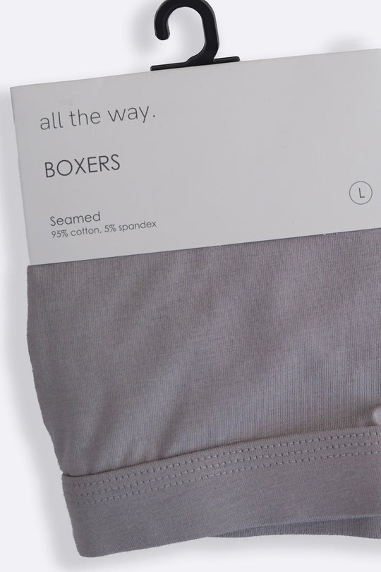 GREY SEAMLESS BOXERS