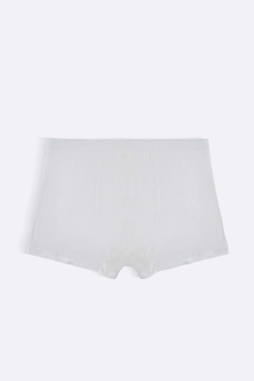 WHITE SEAMLESS BOXERS