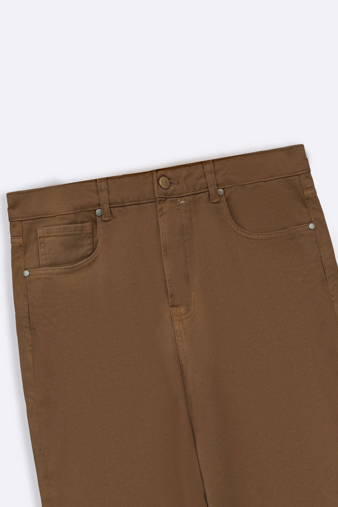 BROWN TWILL JEANS