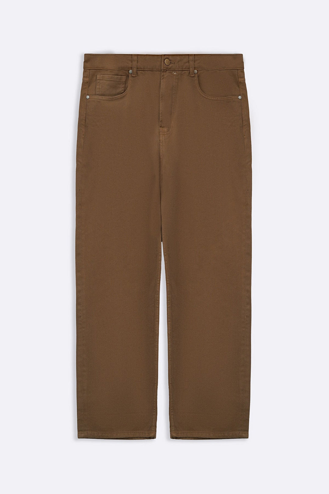 BROWN TWILL JEANS