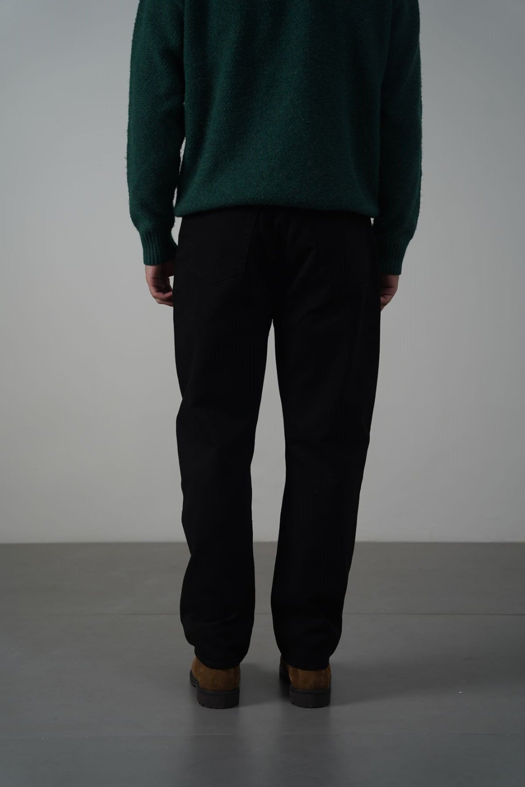 BLACK TWILL JEANS