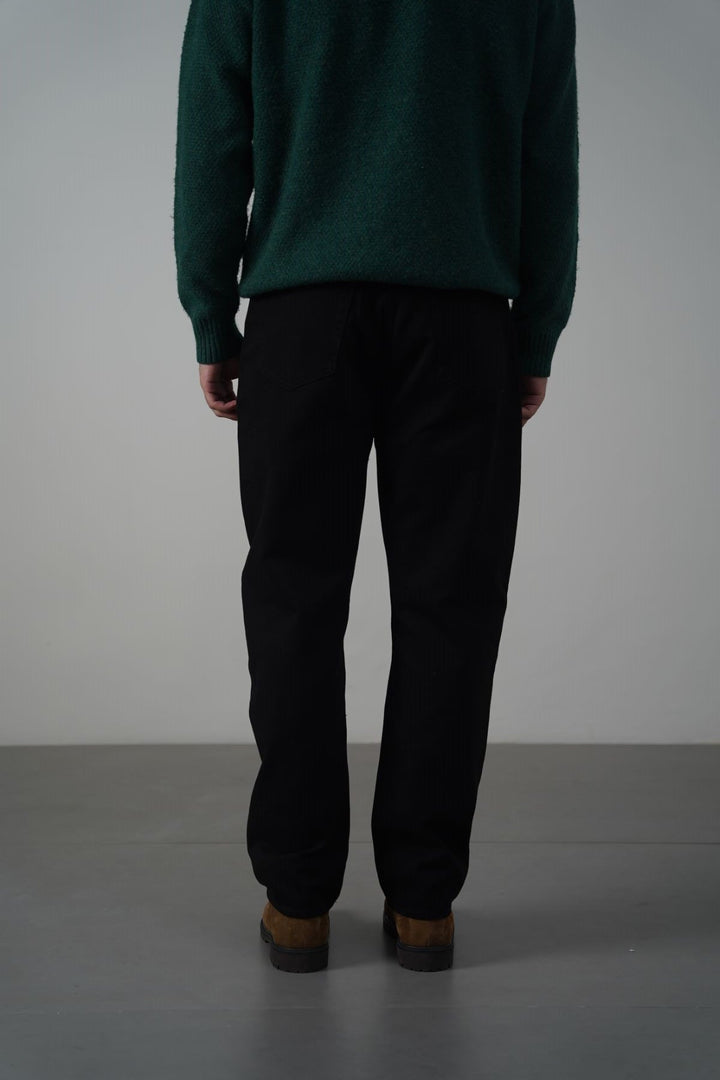 BLACK TWILL JEANS