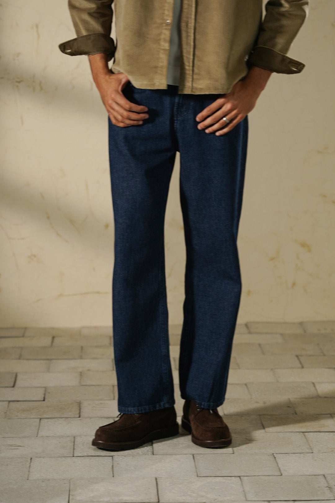 INDIGO ESSENTIAL WIDE JEANS