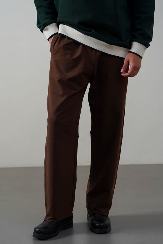 BROWN CLOUD COMFORT TROUSERS