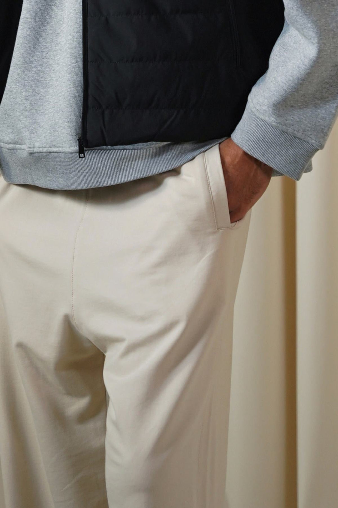 BEIGE WEEKEND LOUNGE TROUSERS