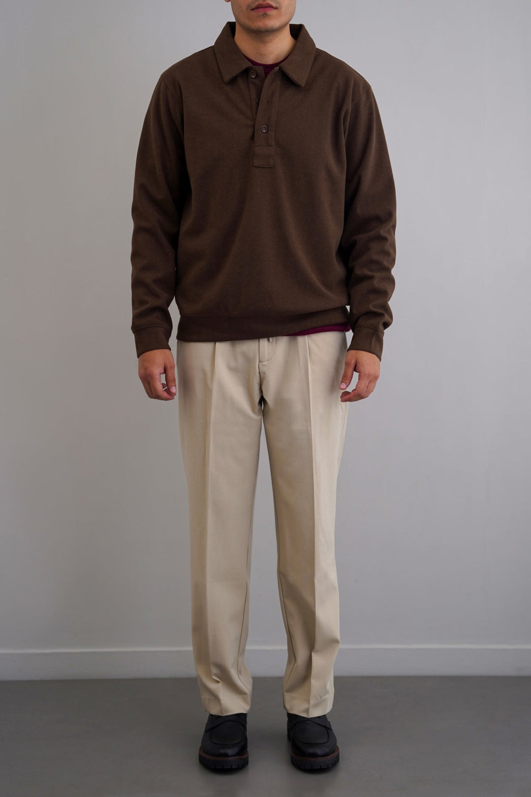 DARK BROWN CLASSIC EARL POLO