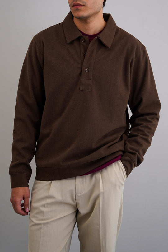 DARK BROWN CLASSIC EARL POLO