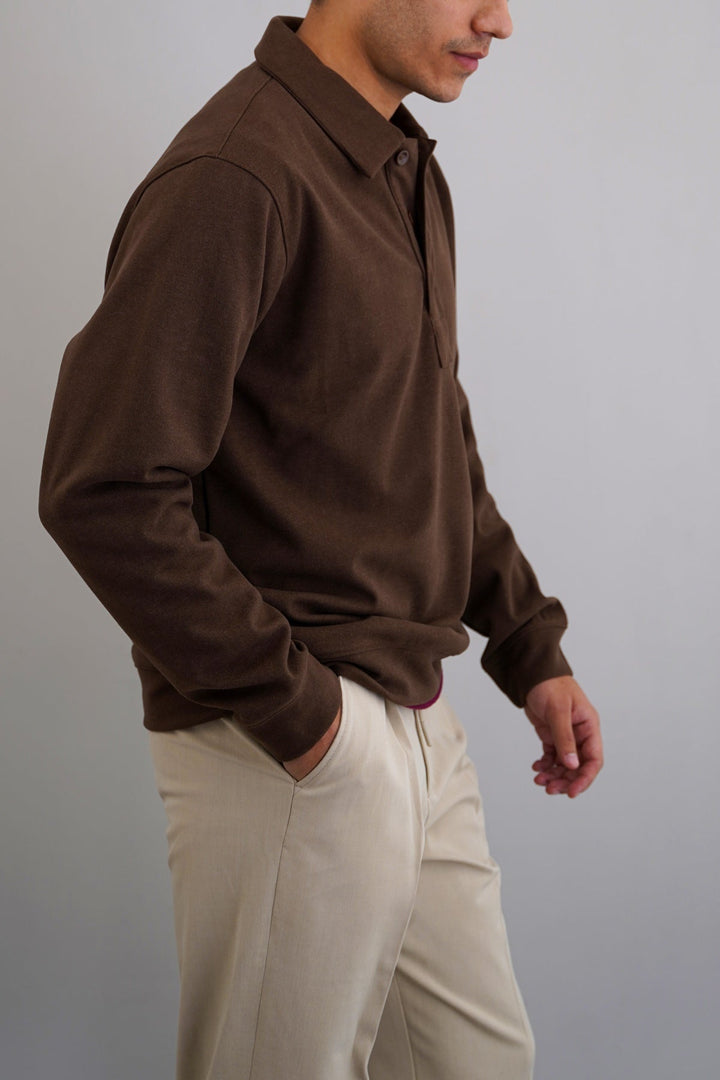 DARK BROWN CLASSIC EARL POLO