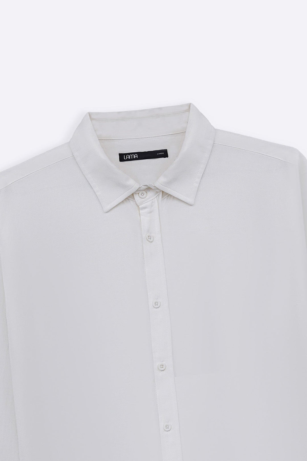 WHITE OVERSIZED LINEN SHIRT