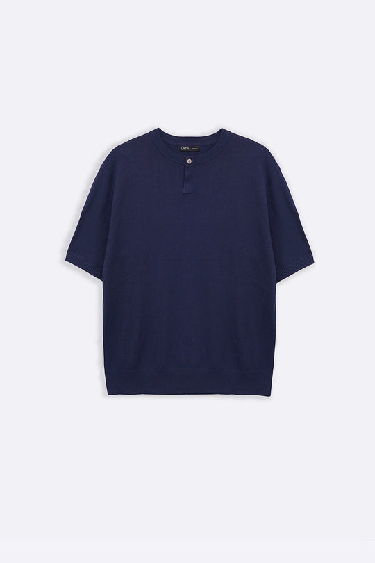 NAVY EVERYDAY HENLEY