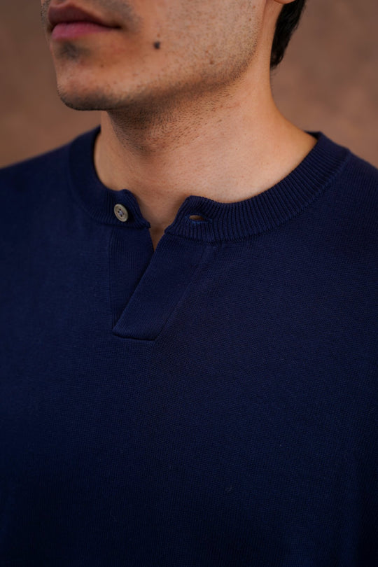 NAVY EVERYDAY HENLEY