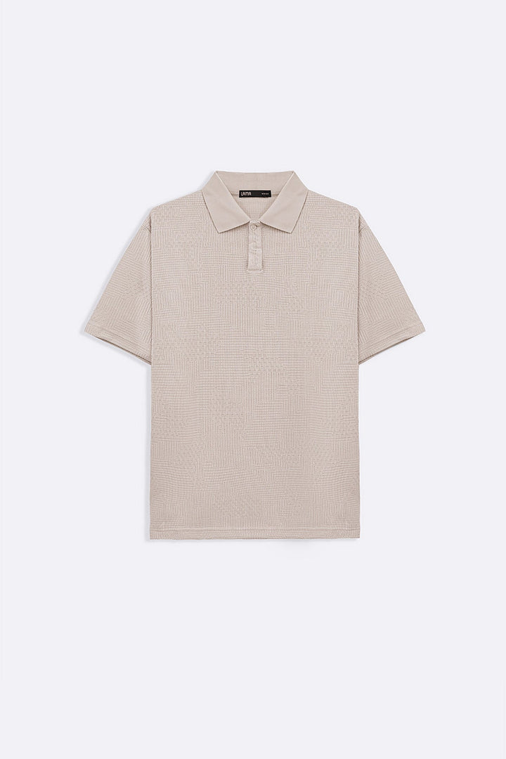 BEIGE MATRIX POLO