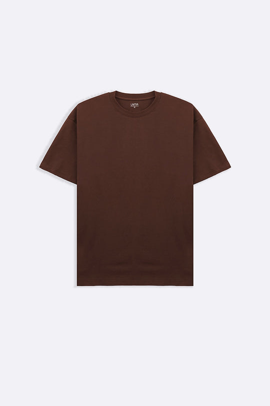 BROWN CLASSIC COTTON TEE