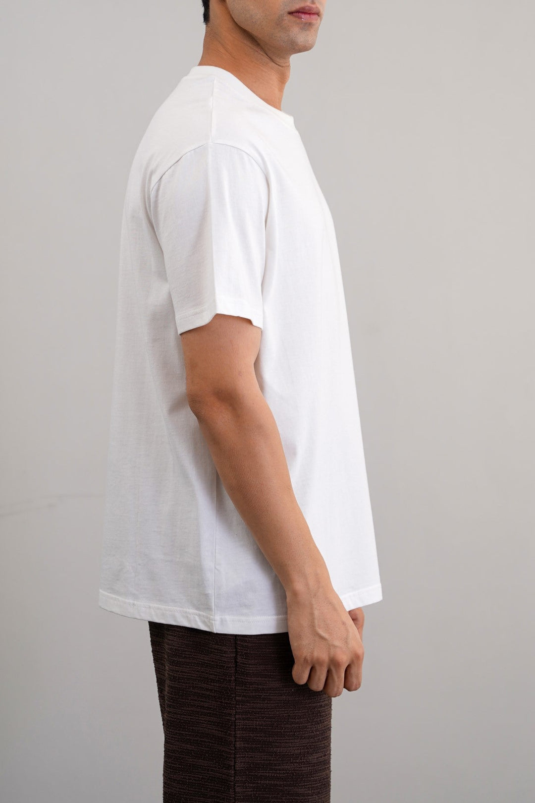 WHITE CLASSIC COTTON TEE