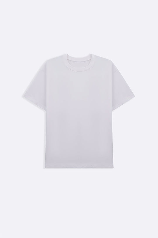 WHITE CLASSIC COTTON TEE