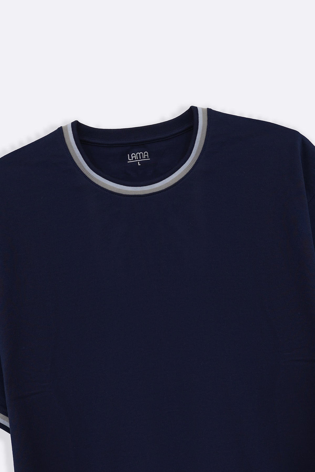 NAVY TIPPED ACCENT TEE