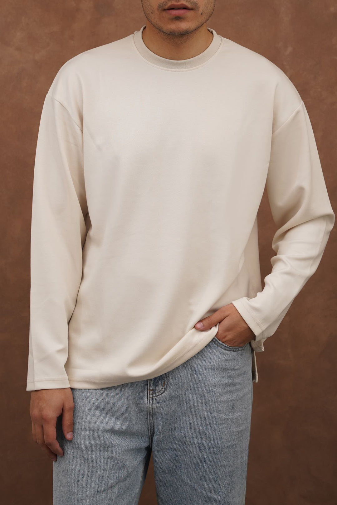 IVORY FULL SLEEVES TEE