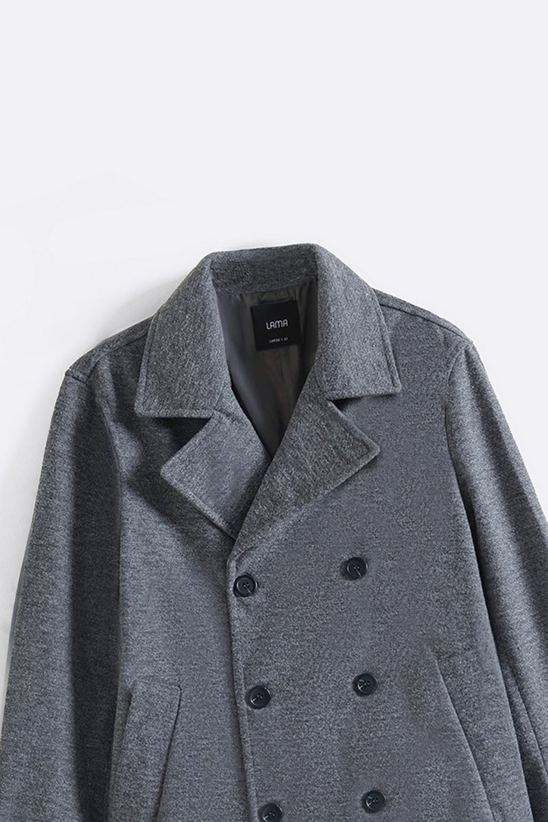 DARK GREY SAILOR PEACOAT