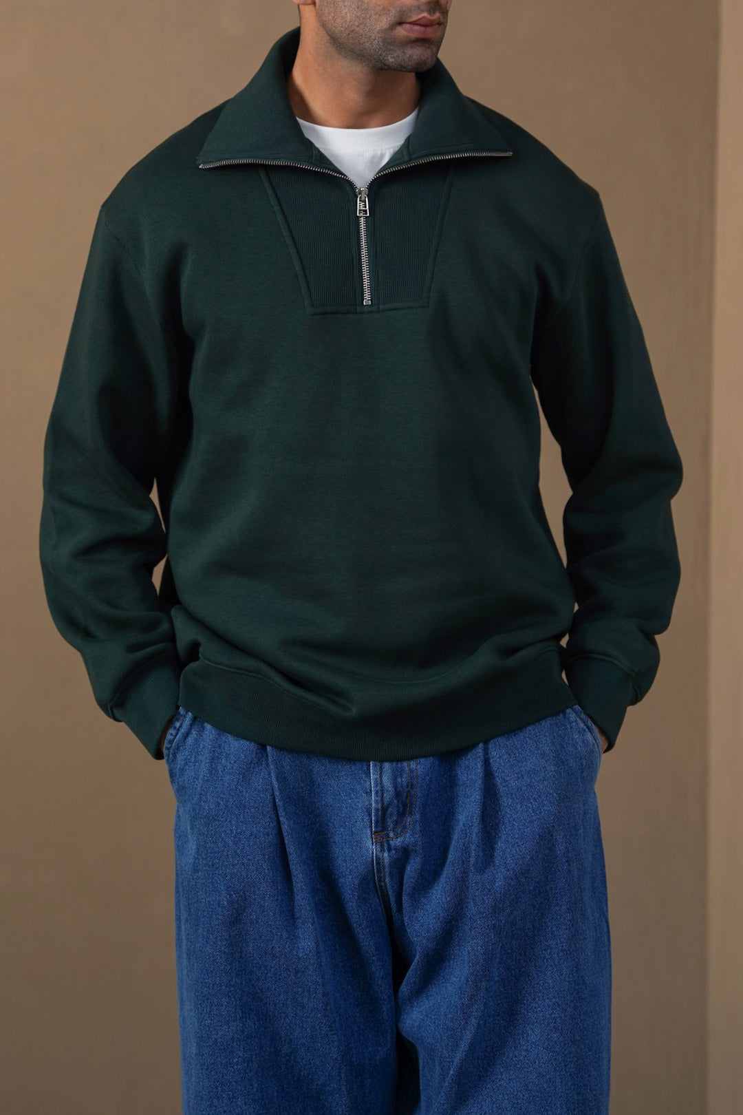 FOREST GREEN FIELD DAY SWEATSHIRT