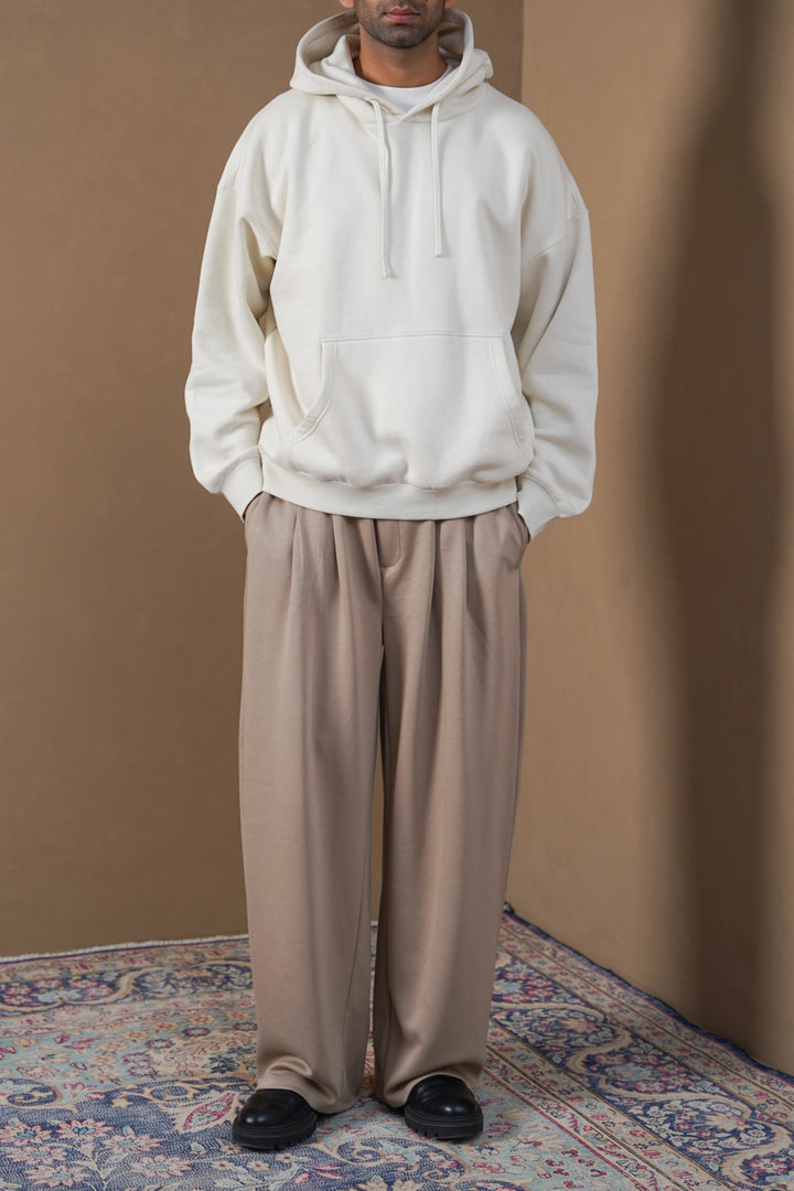 IVORY CLASSIC OVERSIZED HOODIE