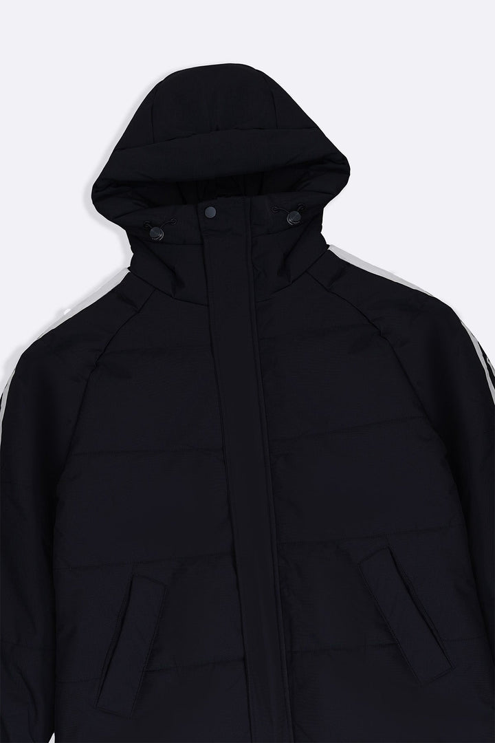 BLACK PUFFER COAT