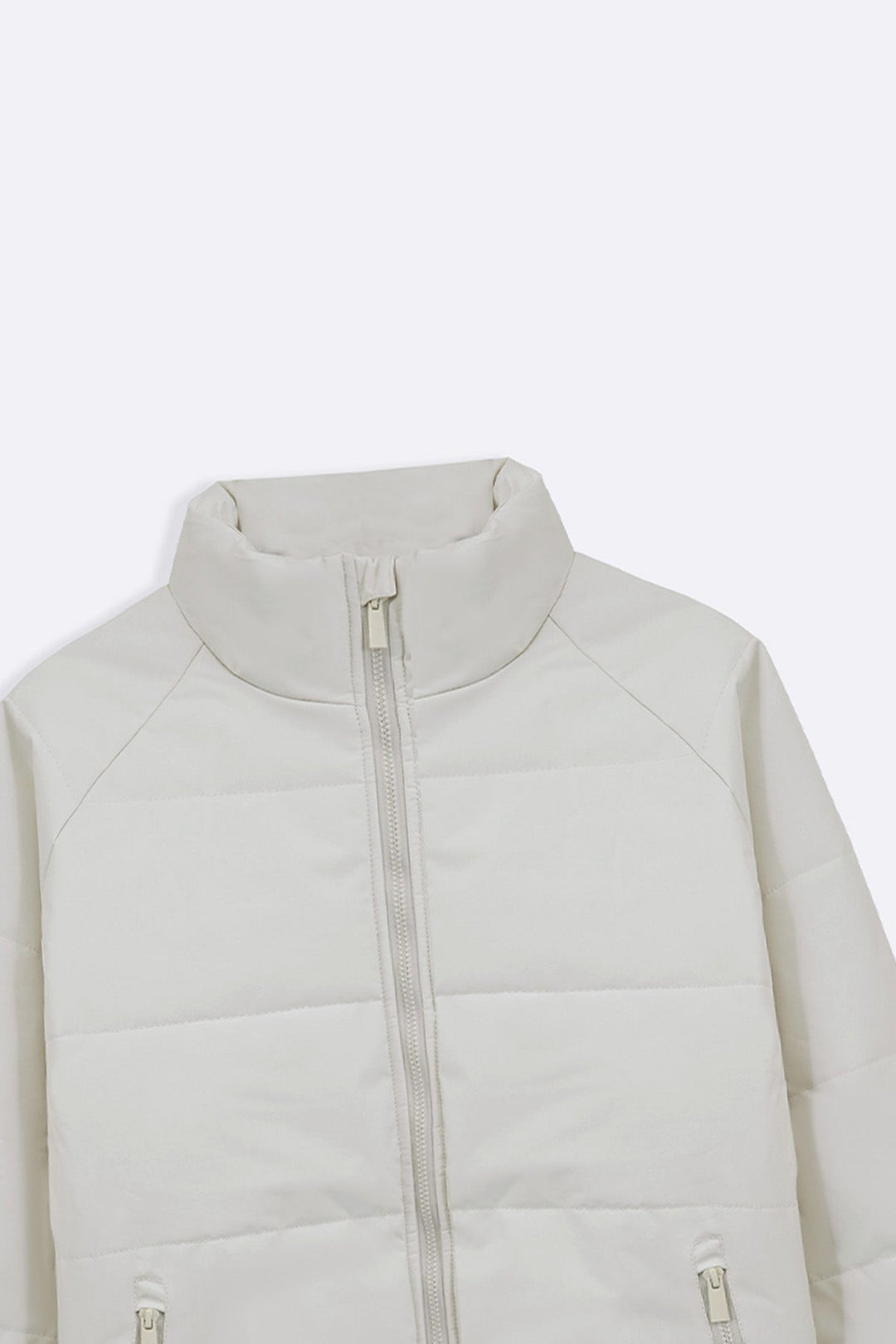 IVORY POLAR QUILT JACKET