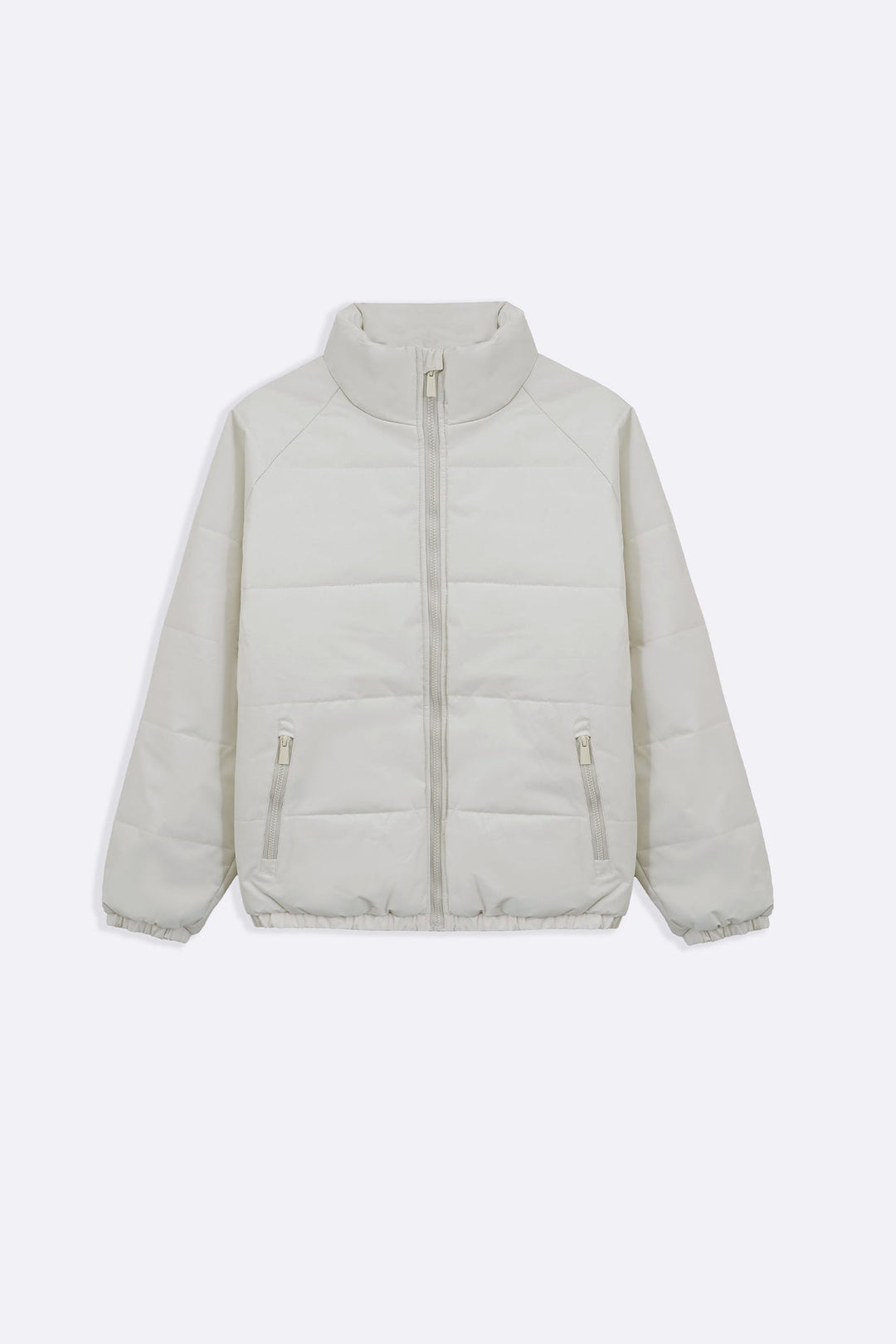 IVORY POLAR QUILT JACKET