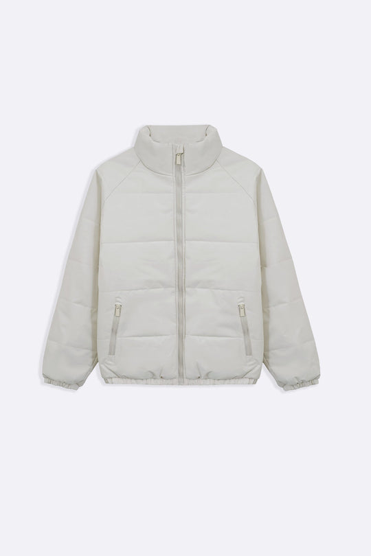 IVORY POLAR QUILT JACKET