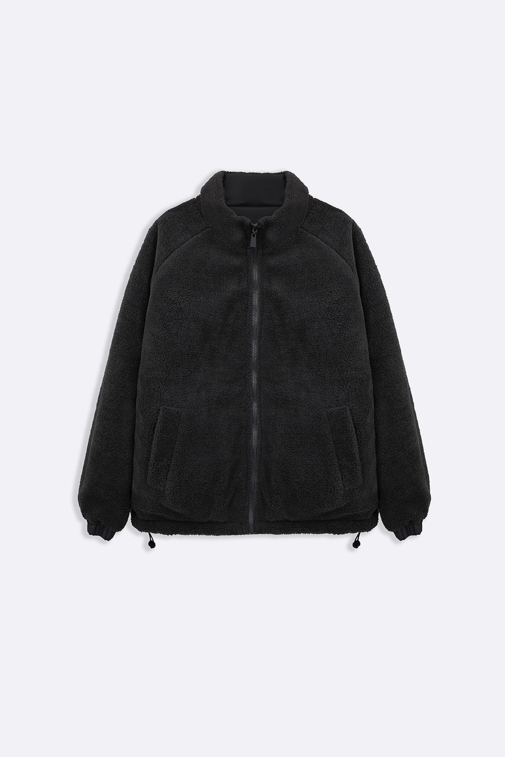 GREY REVERSIBLE SHERPA PUFFER