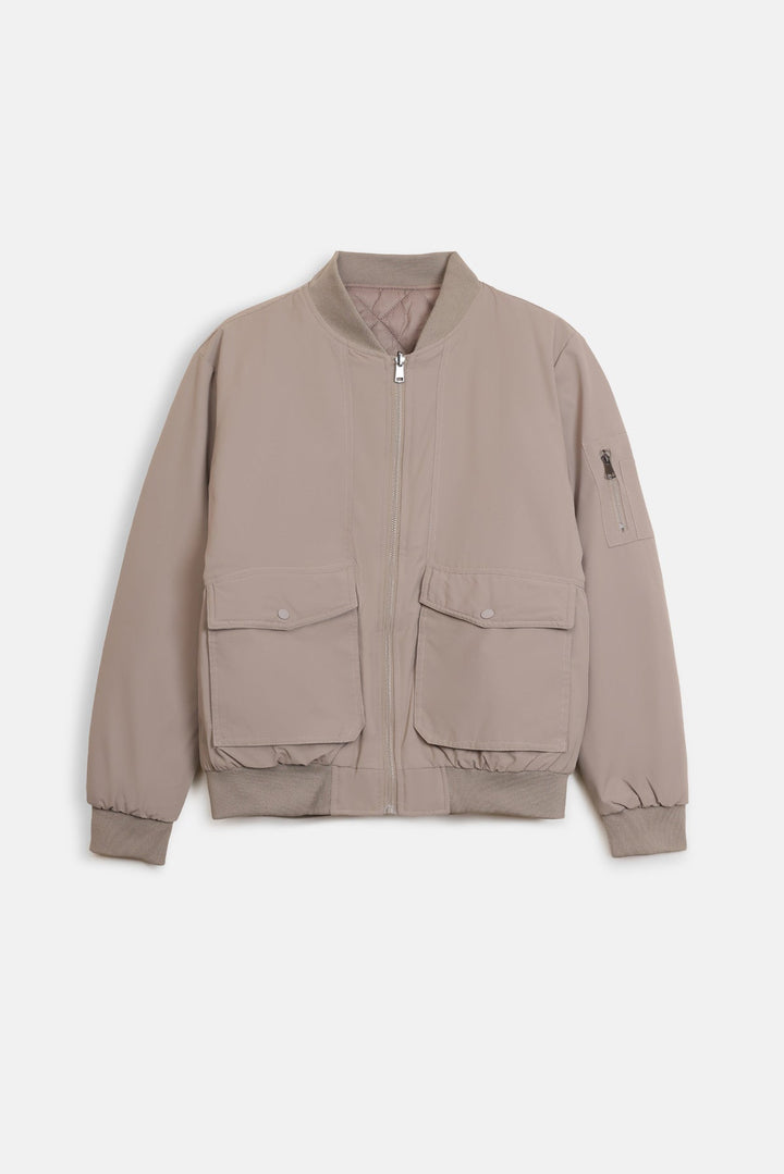 REVERSIBLE BOMBER JACKET