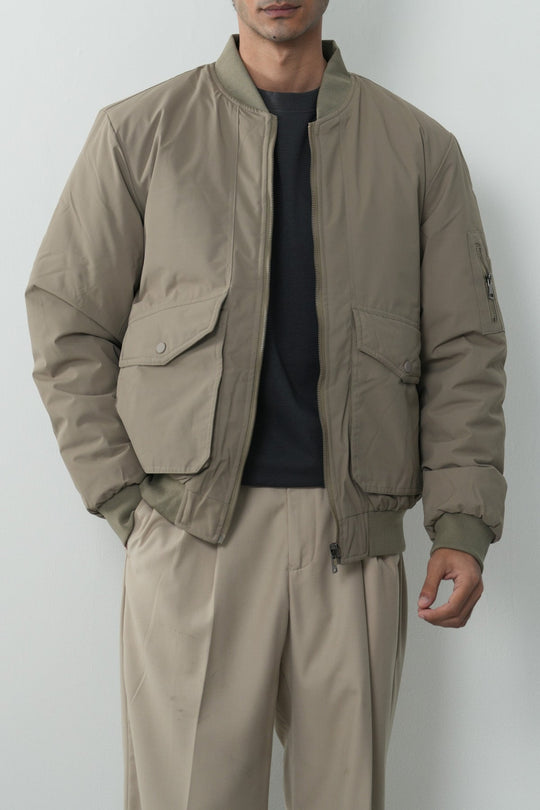 REVERSIBLE BOMBER JACKET