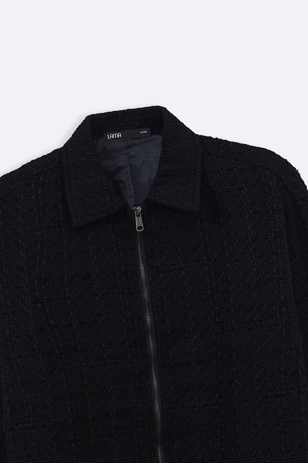 BLACK BOUCLE JACKET