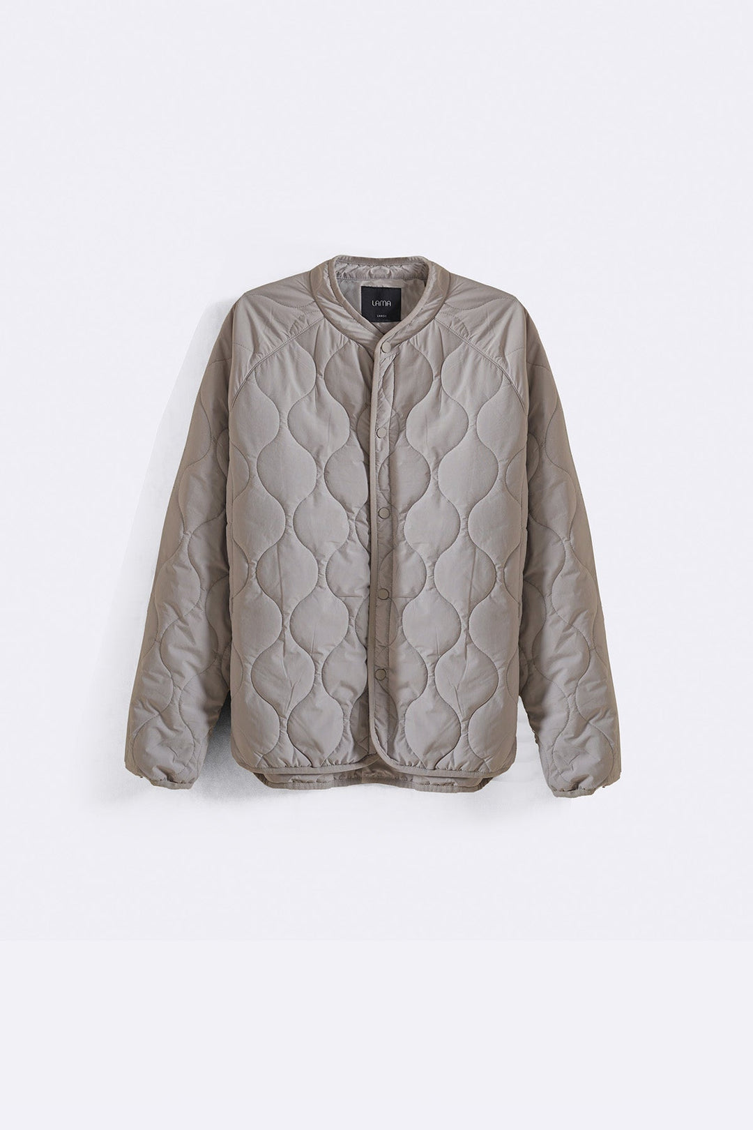 SAND QUILTED MANDARIN JACKET