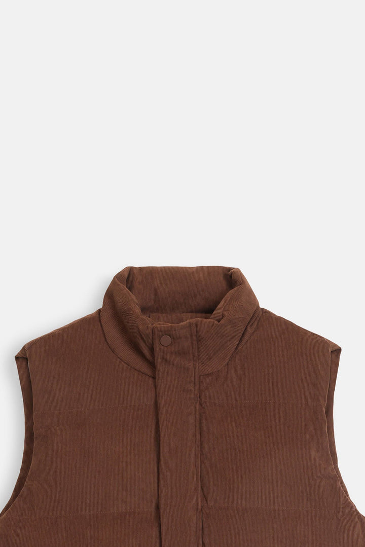 CORDUROY PUFFER GILET